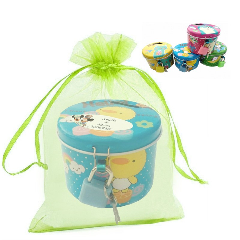 Cofrinhos de casamento personalizados para crianças
