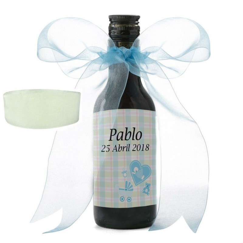 Garrafas de vinho para batizado personalizadas