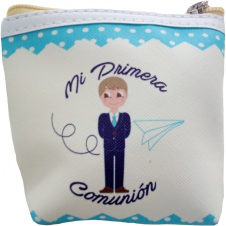 imã comunhão bolsa tecido com cartão personalizável menina