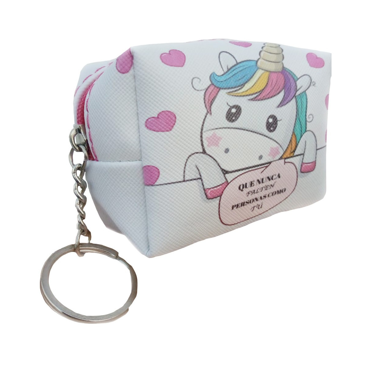 Porta-moeda de Unicórnio com Mensagem Carinhosa para Convidados