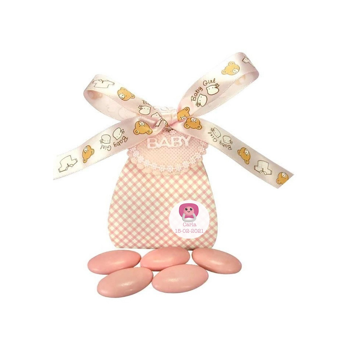 Chocolates para menina batizado