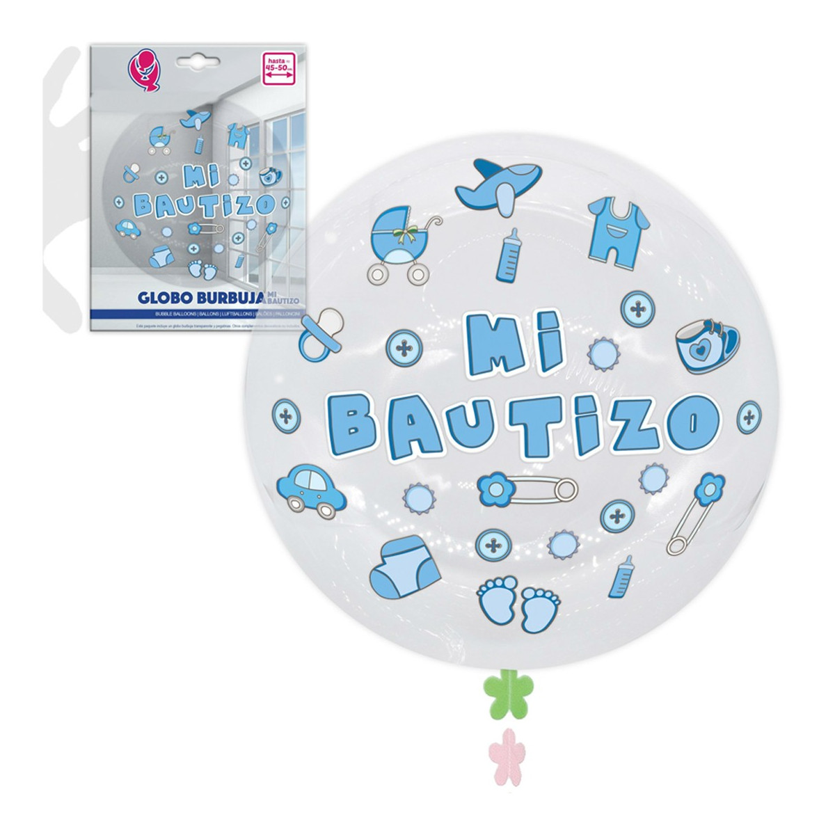 Globos decoração batizado pack