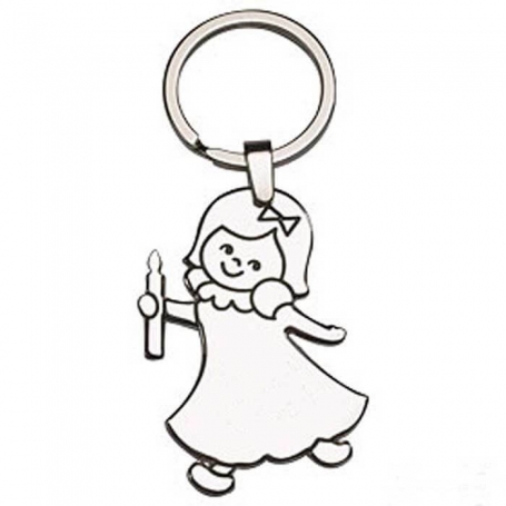 Chaveiro de comunhão para meninas