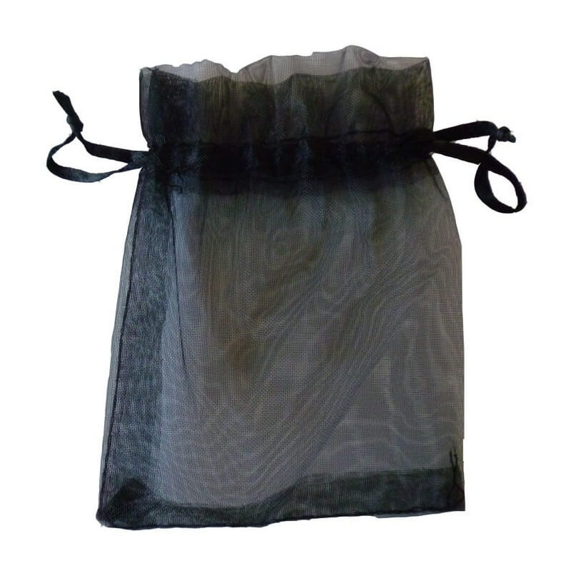 Bolsas de organza pretas baratas