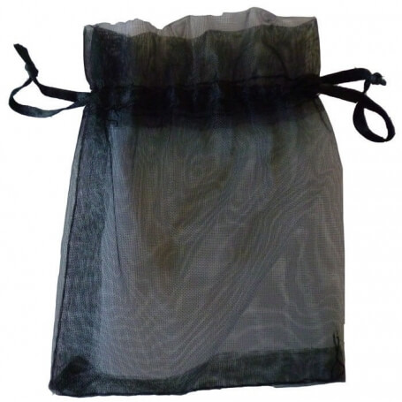 Bolsas de organza pretas baratas