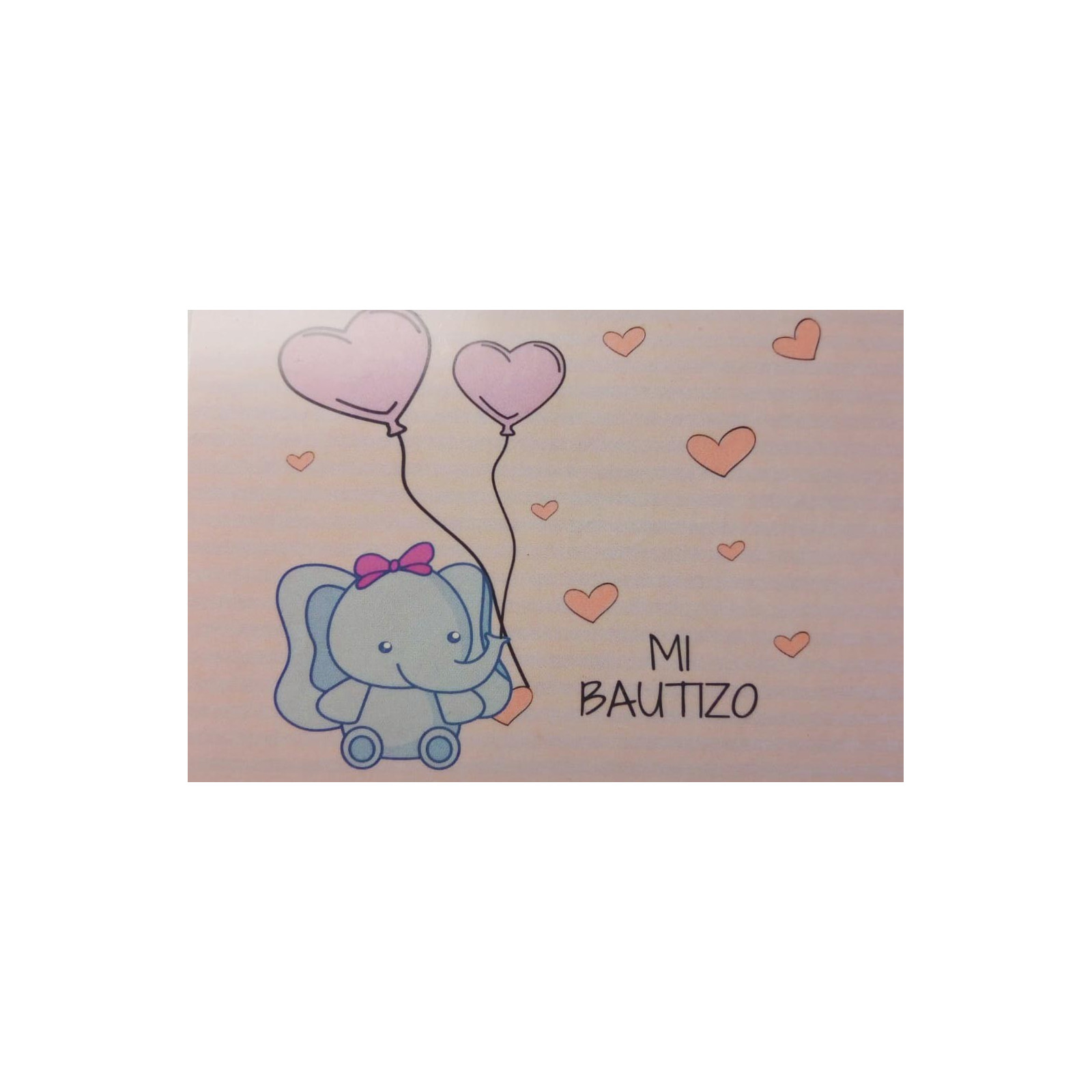 Adesivo de detalhes de batizado