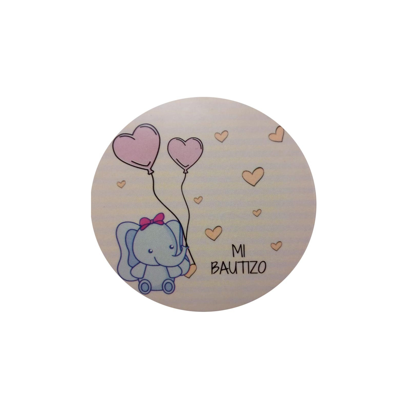 Adesivo de batizado