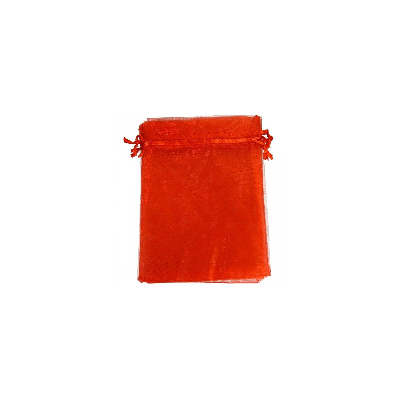 Bolsa de organza vermelha 9 x 15