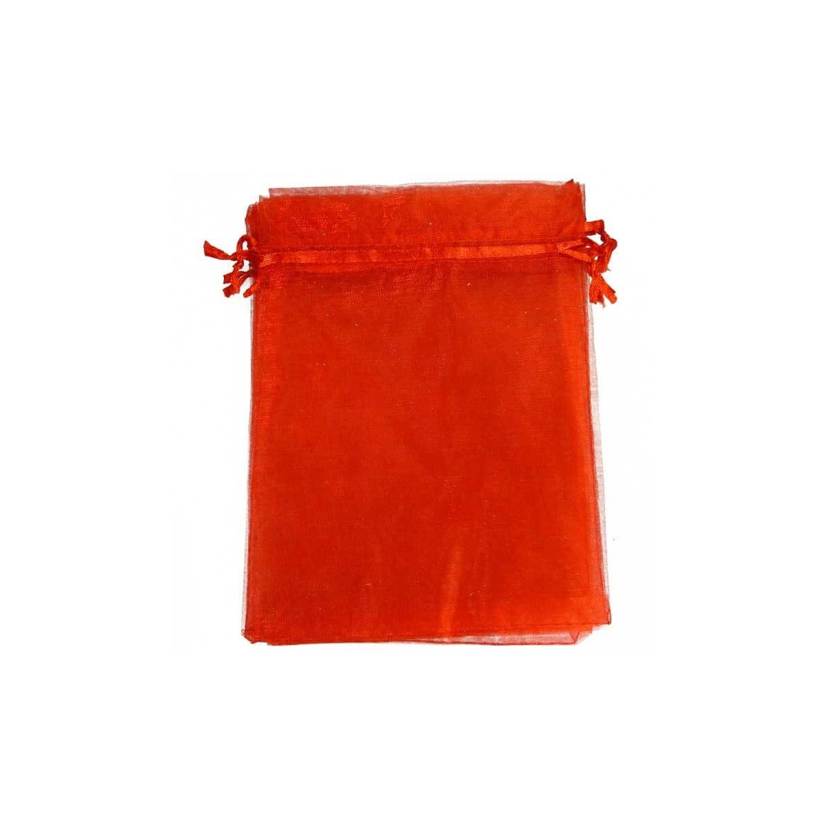 Bolsa de organza vermelha 13 x 17