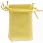 Saco de organza para detalhes em ouro 15 x 20