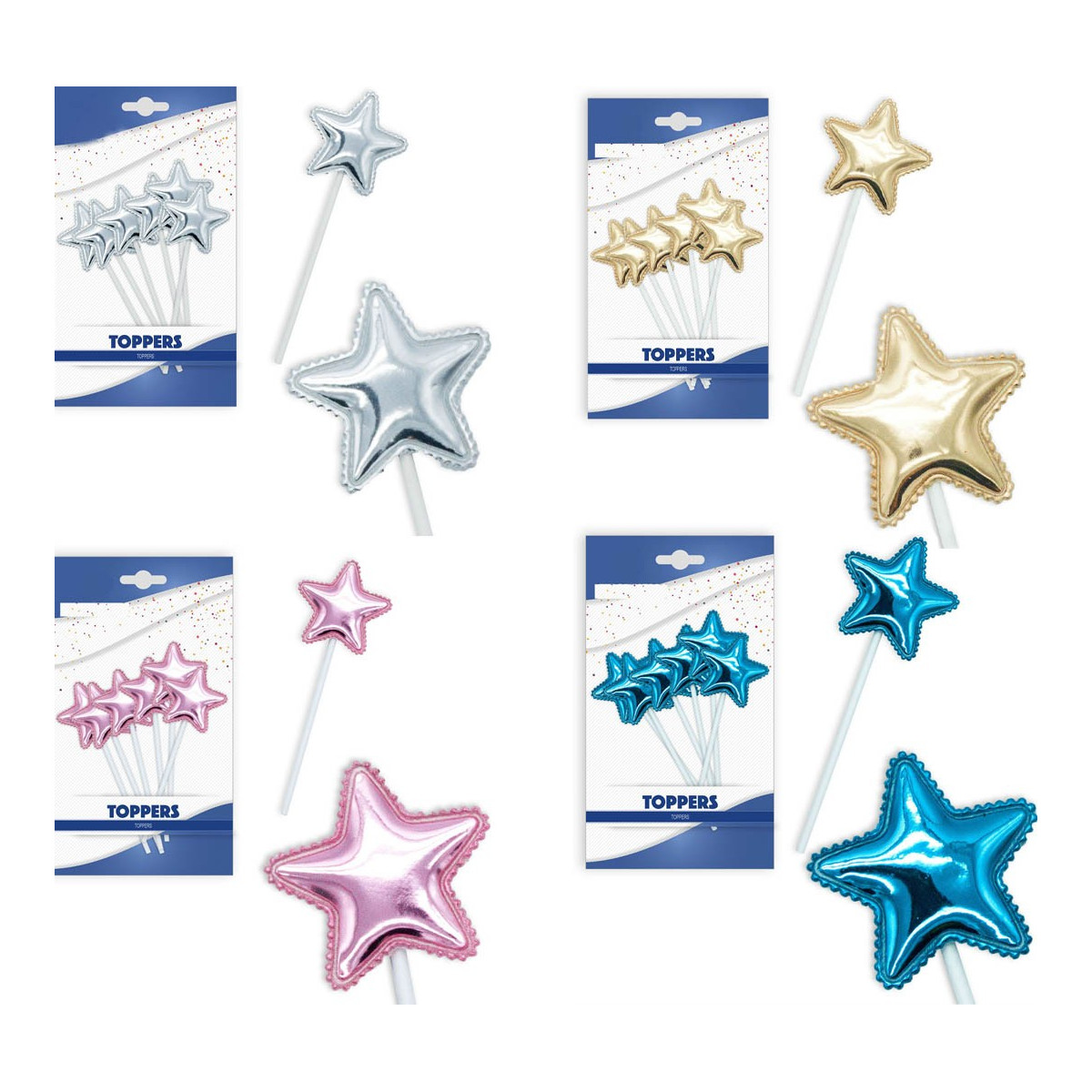 Pack toppers estrelas