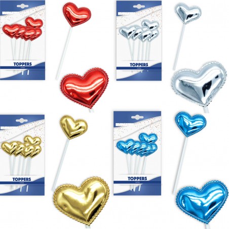 Coração Toppers Pack