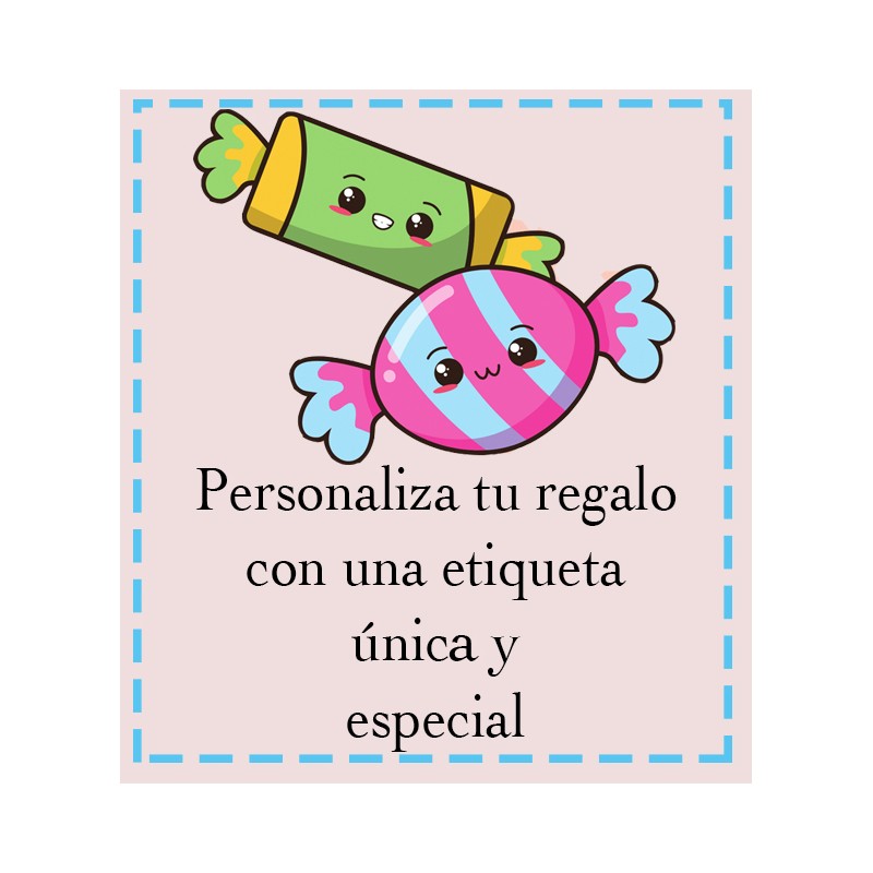 Adesivo Doces com Dedicação Personalizada