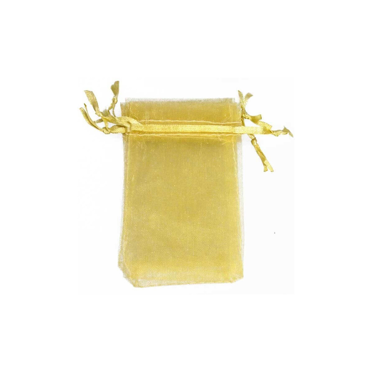 Sacos de organza de ouro 10 x 13