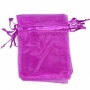 Sacos de organza roxa 10 x 13