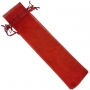 Bolsa de organza 30x7 cm grená