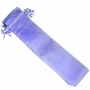Bolsa de organza 30x7 cm lilás claro