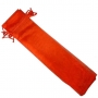 Bolsa de organza 30x7 cm vermelha