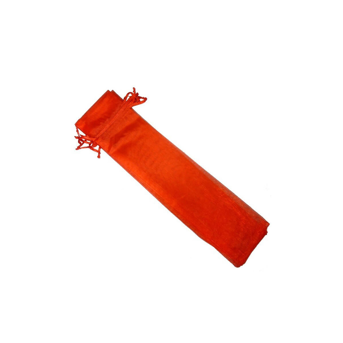 Bolsa de organza 30x7 cm vermelha