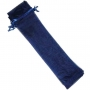 Bolsa de organza 30x7 cm azul marinho
