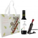 Conjunto de vinho para casamento personalizado