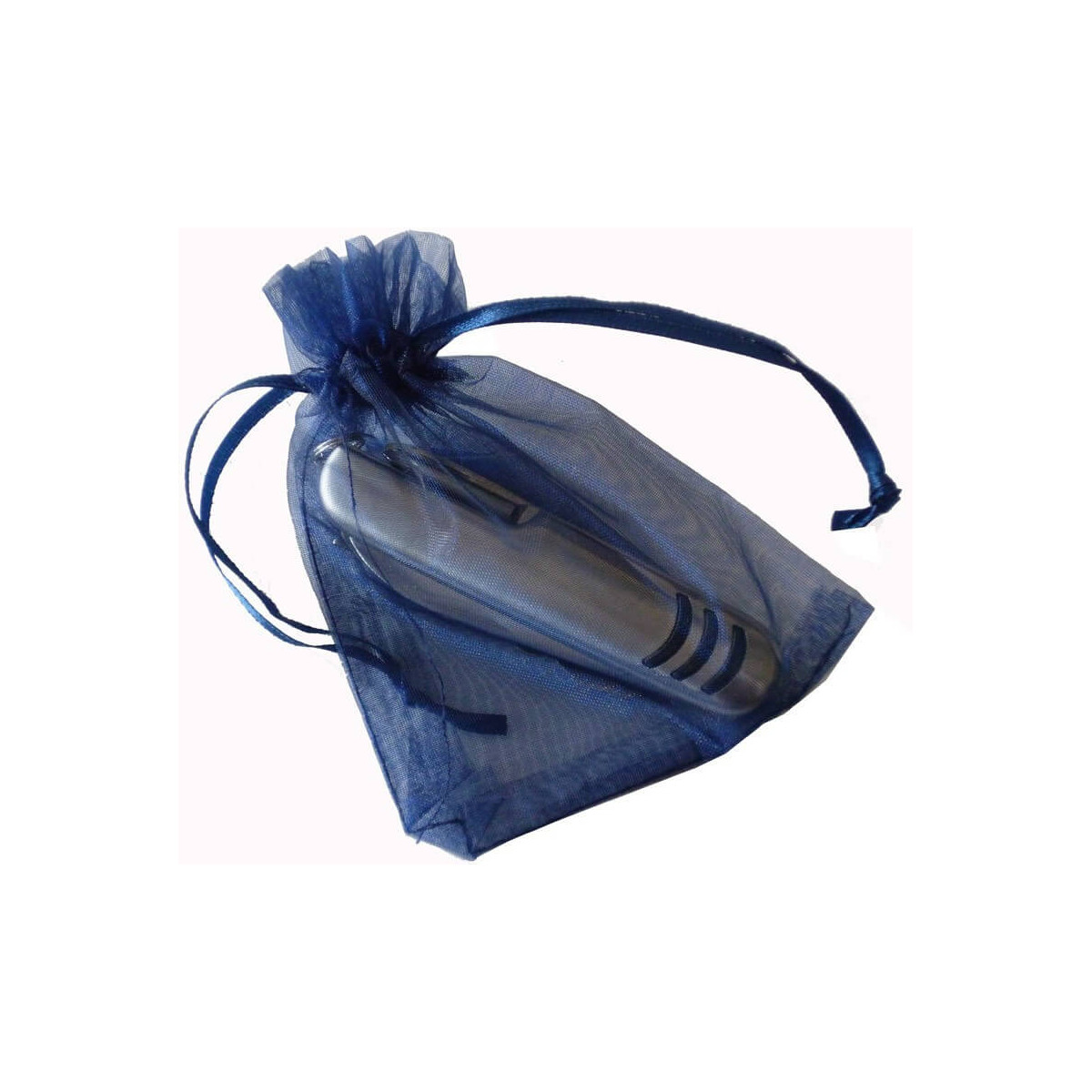 Canivete multiferramentas em bolsa de organza