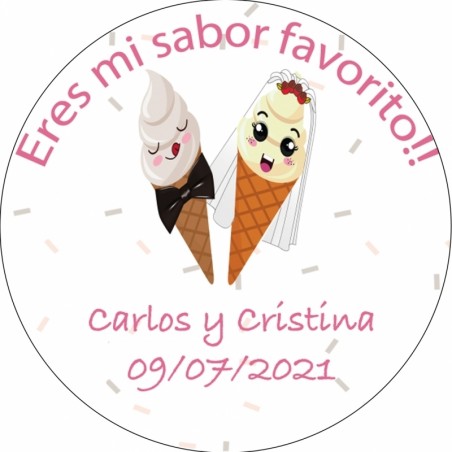 Chaveiro Espanha com envelope e adesivo para casamento personalizado