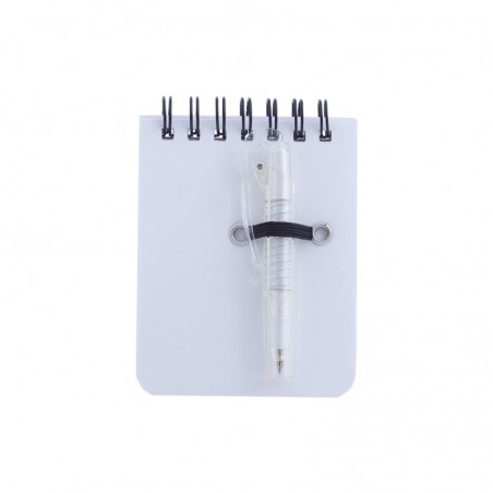 Caderno com caneta e adesivo personalizado para casamentos