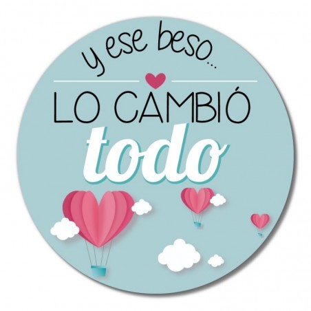 Caderno com caneta e adesivo