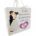 Presente de casamento especial para meninas espelho bolsa na bolsa
