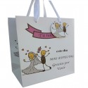 Conjunto de presente de casamento bolsa espelho e bolsa personalizada