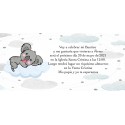 Convites personalizados para batizado de coala