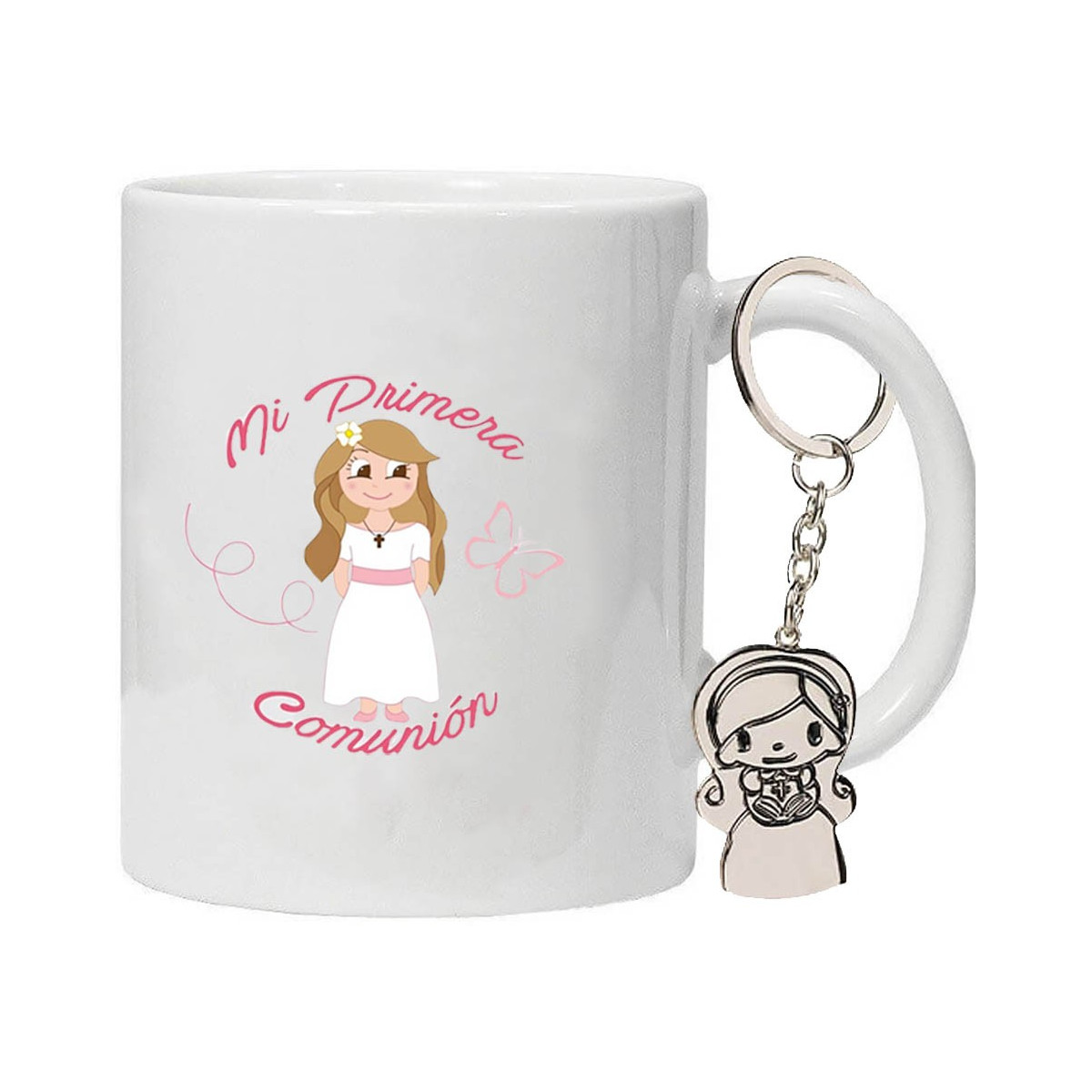 Caneca de comunhão com chaveiro