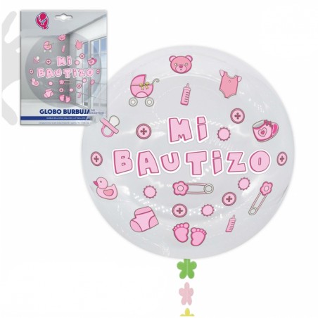 Pacote De Menina De Batismo De Balão