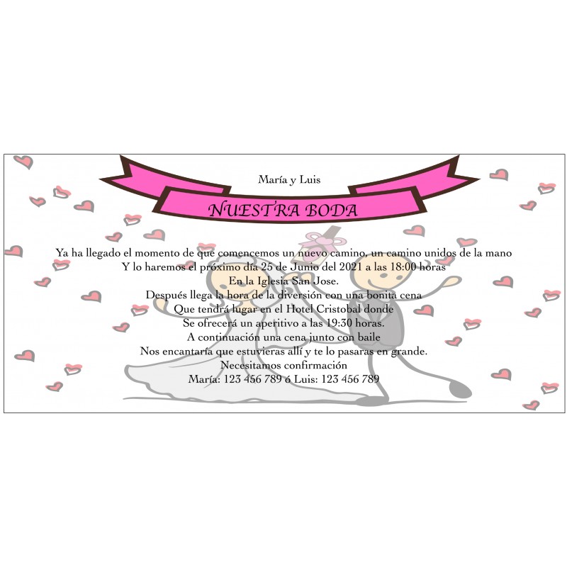 Convite de casamento você faz este dia personalizado
