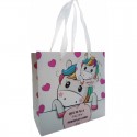 Porta-moedas chaveiro com caneta e bolsa personalizada de unicórnio