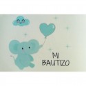 Caderno de batizado personalizado com caneta a condizer