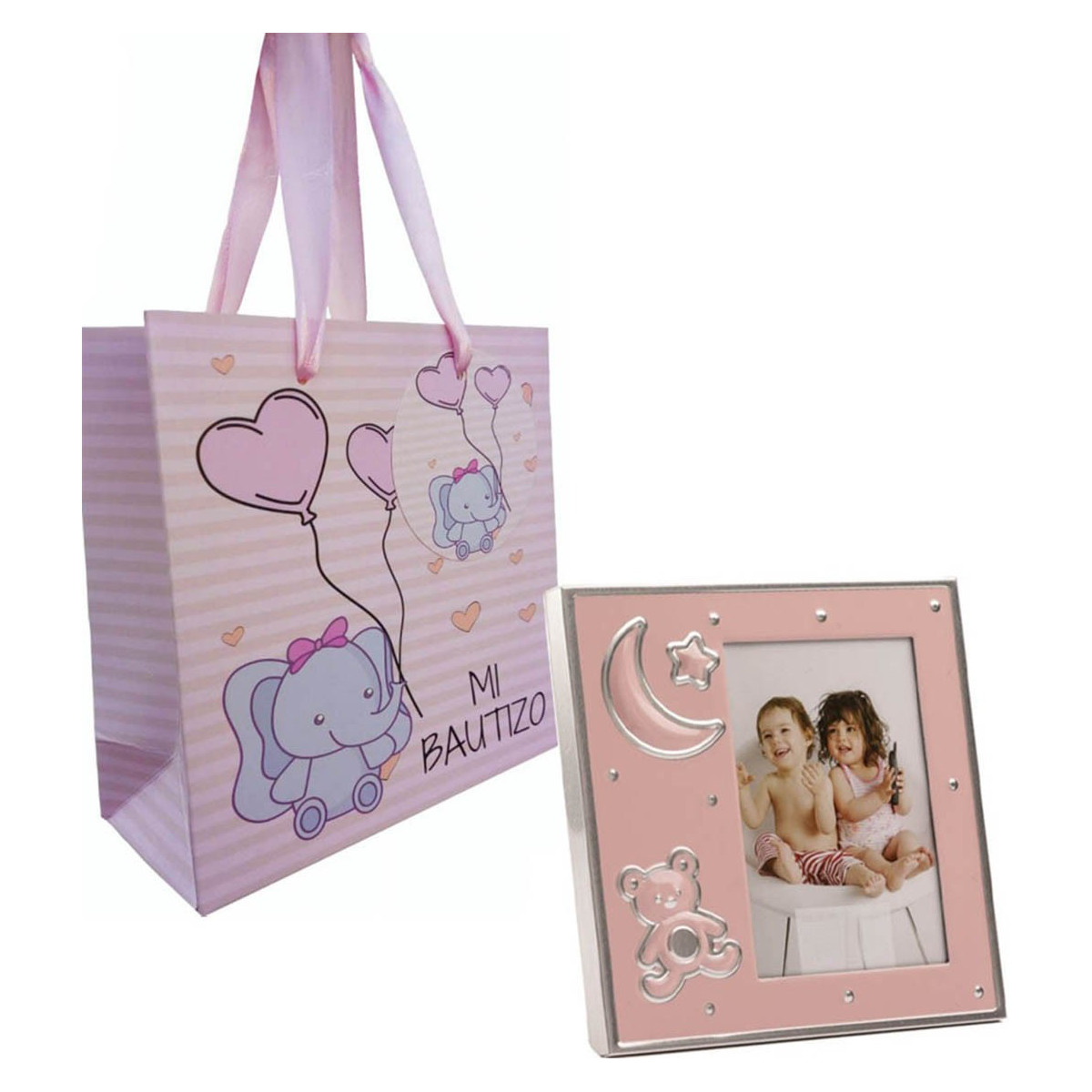 Porta-retrato com bolsa