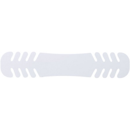 Ajustador flexível de pvc branco para máscaras