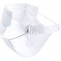 Ajustador flexível de pvc branco para máscaras
