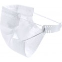 Ajustador flexível de pvc branco para máscaras