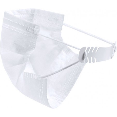 Ajustador flexível de pvc branco para máscaras
