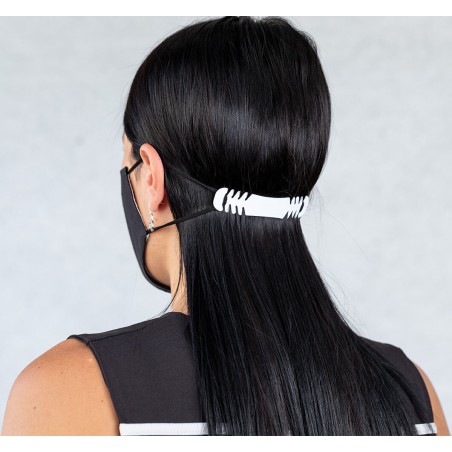 Ajustador flexível de pvc branco para máscaras