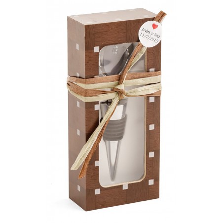 Tampas de vinho para casamento baratas personalizadas