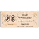 Convite para casamento estilo vintage