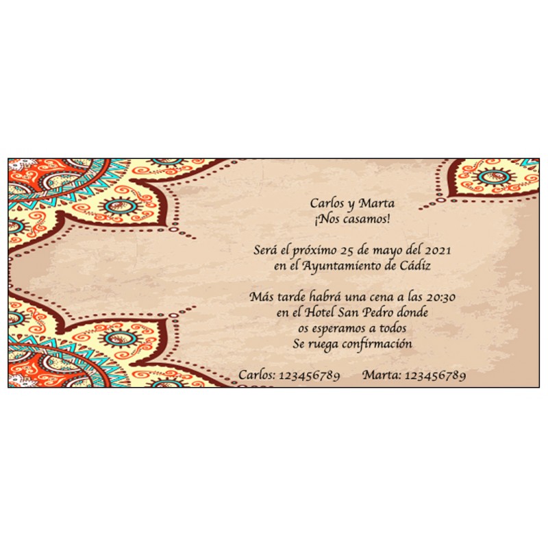 Convites de casamento retrô