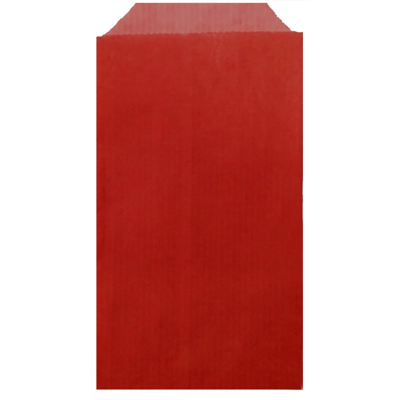 Envelope de papel kraft vermelho
