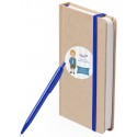 Caderno e caneta personalizados para comunhão de meninos