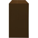 Envelope de papel kraft marrom chocolate