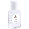 Frasco personalizável de gel hidroalcoólico para o Natal